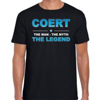 Coert Voornaam cadeau - The man, The myth the legend - zwart - voor heren - verjaardag