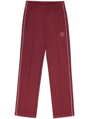 Sporty & Rich pantalon de jogging à logo brodé - Rouge