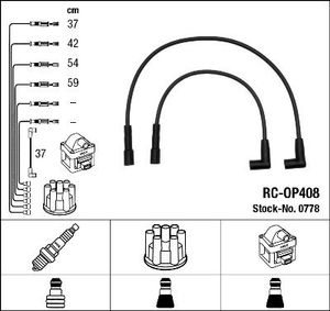 Bougiekabelset RCOP408