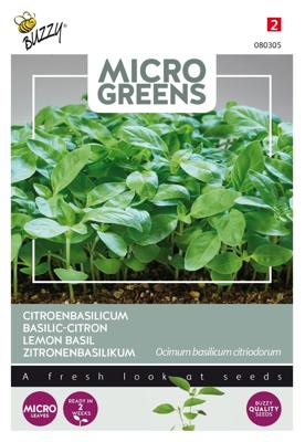 Microgreens Citroenbasilicum - Buzzy