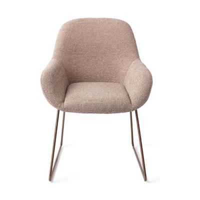 Jesper Home Kushi eetkamerstoel Stone Haze slide rose