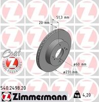 Remschijf Coat Z 540249820