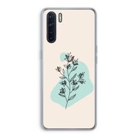 Violets are blue: Oppo A91 Transparant Hoesje