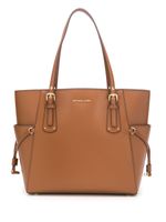 Michael Michael Kors logo plaque tote bag - Marron