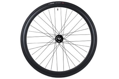 Santafixie 30mm Voorwiel + Binnenband + Band - Zwart Santafixie 30mm Voorwiel + Binnenband + Band - Zwart