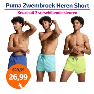 Puma Zwembroek Heren Short Electric Mint-XL