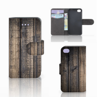 Apple iPhone 4 | 4S Book Style Case Steigerhout - thumbnail