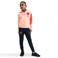 Nike FC Barcelona Strike Trainingspak Full-Zip 2025-2026 Kids Oranje Donkerblauw