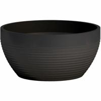 Bloempot Garden ID Zwart 25 x 12 cm