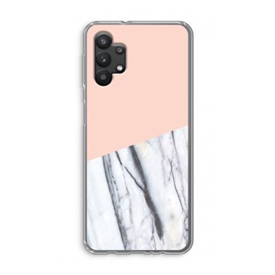 A touch of peach: Samsung Galaxy A32 5G Transparant Hoesje