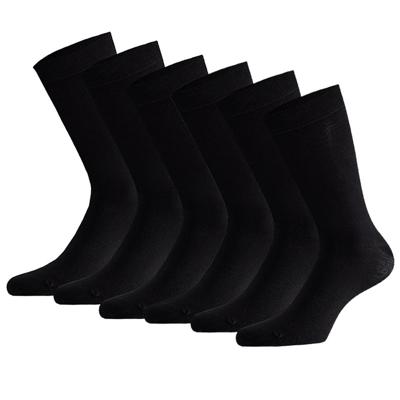 Apollo Sokken Basic Bamboo Zwart 6-pack-39/42