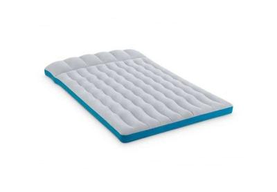 INTEX Opblaasbare campingmatras - 2-zitsbank - grijs
