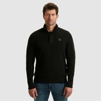 Pme Legend Pkw2509322 Half Zip Collar Cotton Knit Trui 999 Black