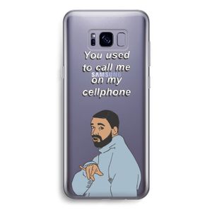 Hotline bling: Samsung Galaxy S8 Transparant Hoesje