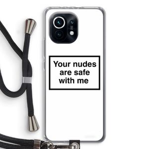 Safe with me: Xiaomi Mi 11 Transparant Hoesje met koord