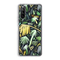 Tropical Palms Dark: Sony Xperia 10 III Transparant Hoesje