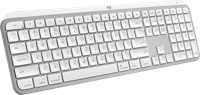 Logitech MX Keys S for Mac toetsenbord Kantoor RF-draadloos + Bluetooth QWERTY US International Aluminium, Wit - thumbnail