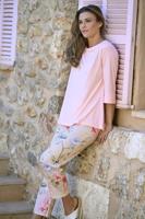 Roze rozen pyjama Ringella