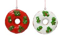 Donut polyresin l7b6h2.2 cm a4 kerst - Decoris