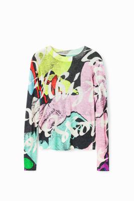 Veelkleurige trui M. Christian Lacroix - BLACK - S