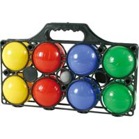 Jeu de boules set - 8 gekleurde ballen - 1 but - spel - buitenspel