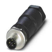 Phoenix Contact 1404641 Sensor/actuator connector, niet geassembleerd M12 Aantal polen (sensoren): 4 Stekker, recht 1 stuk(s) - thumbnail