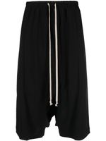 Rick Owens short sarouel à lien de resserrage - Noir Rick Owens short sarouel à lien de resserrage - Noir
