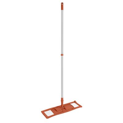 Urban Living Vloerwisser - microvezel - oranje - verstelbaar - dweil - mop - schoonmaken
