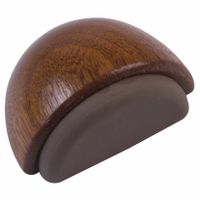 AMIG Deurstop/deurmagneet - D48mm - zelfklevend - mahonie - houtÂ    -