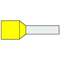 Geïsoleerde Adereindhuls 150qmm Geel penlengte = 32mm