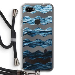 Oceaan: Pixel 3a Transparant Hoesje met koord