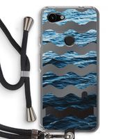 Oceaan: Pixel 3a Transparant Hoesje met koord