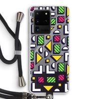 8-bit N°4: Samsung Galaxy S20 Ultra Transparant Hoesje met koord