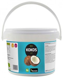 Hanoju Kokosvet ontgeurd emmer bio (5 ltr)