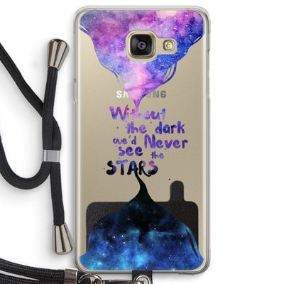 Stars quote: Samsung Galaxy A5 (2016) Transparant Hoesje met koord