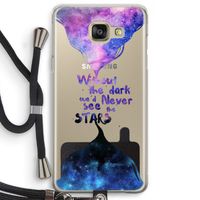 Stars quote: Samsung Galaxy A5 (2016) Transparant Hoesje met koord