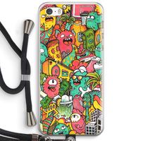 Vexx City: iPhone 5 / 5S / SE Transparant Hoesje met koord