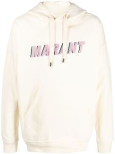 MARANT hoodie à logo imprimé - Tons neutres