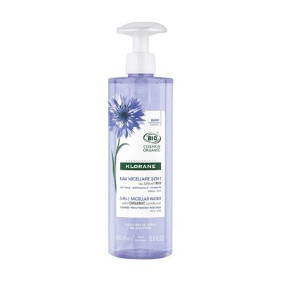 Klorane Eau micellaire au Bleuet BIO / Démaquillant 3 en 1 400ml