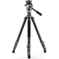 Tilta Travel Video Fluid Head with 3-Stage Carbon Fiber Legs - Space Gray