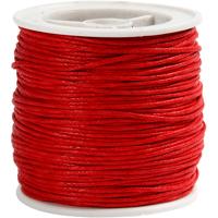 Creativ Company Katoenkoord, dikte 1 mm, rood, 40 m/ 1 rol