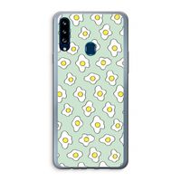 Spiegeleitjes: Samsung Galaxy A20s Transparant Hoesje