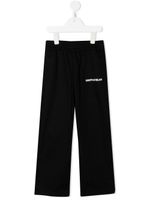 Marcelo Burlon County Of Milan Kids pantalon droit à logo Pixel - Noir - thumbnail