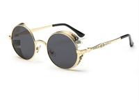 Retro gesneden ronde zonnebril