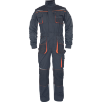 Cerva Emerton Stretch Overall 03560023 Grijs/Oranje | Kleur Grijs/Oranje | Maat 46 - 8591806313453