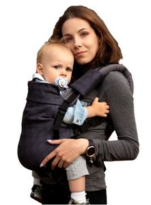 Kinderhop draagzak Multi Grow Diamond donkergrijs