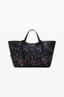 Geperforeerde shopper tas - BLACK - U