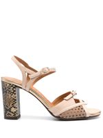 Chie Mihara Bindi 85mm leather sandals - Tons neutres - thumbnail