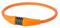 M-Wave kabelcijferslot silicon 900 x 12mm oranje