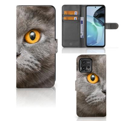 Telefoonhoesje | Met pasjeshouder | Motorola Moto G72 Britse Korthaar